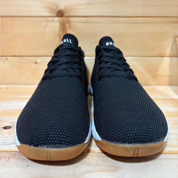 Nobull Outwork Shoes Black White Gum Superfabric Trainers - Mens 9.5 Womens 11 - Picture 3 of 7